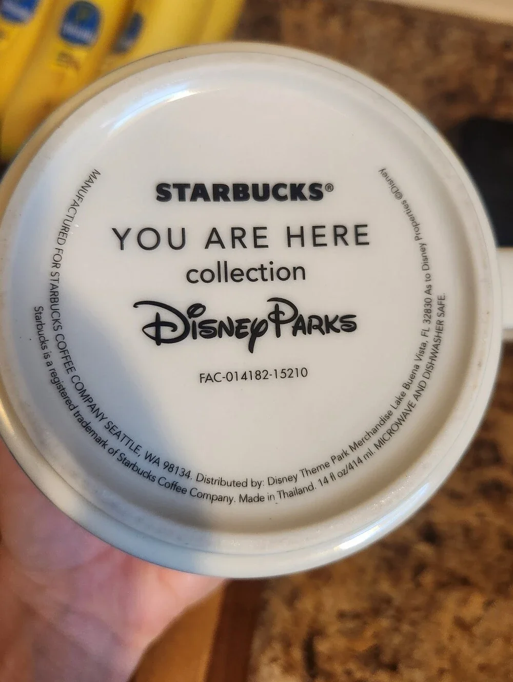 Starbucks Magic Kingdom You Are Here Mug